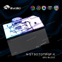 Bykski N-ST3070TIPGF-X,GPU Water Block For ZOTAC Geforce RTX 3070Ti/3060Ti/3070 8GD6 PGF OC Graphics Card,ARGB VGA water cooler