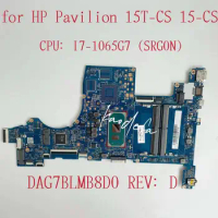 For HP Pavilion 15-CS Laptop Motherboard CPU: I7-1065G7 SRG0N DDR4 L67288-601 L67288-001 DAG7BLMB8D0 100% Test OK
