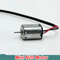 Micro 12mm*10mm*15mm มอเตอร์ N20 ขนาดเล็ก DC 3V 3.7V 4.2V 5V 6V 23000RPM ความเร็วสูงในปัจจุบันต่ำของ