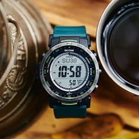 【CASIO 卡西歐】PROTREK 太陽能電波校時登山錶 雙12 優惠 聖誕 禮物(PRW-35Y-3)