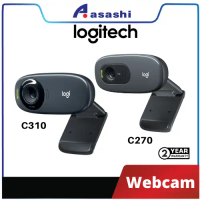 Logitech C270 C310 MicPC/Laptop/Tablet Black Hd Webcam - 960-000584 C310 960-000588