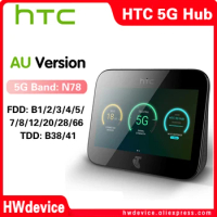 Unlocked HTC 5G Hub 5G and 4G LTE Hotpsot Up to 20 WiFi Devices 5G N78 4G bands 1 2 3 4 5 7 8 12 20 28 66