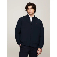 【Tommy Hilfiger】官方旗艦館 可折疊雙面飛行員夾克_藍色紅色