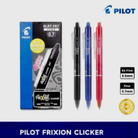 Pulpen PILOT Frixion Clicker - Erasable 0,7 mm   ( 1 box / per Lusin )
