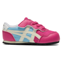 【Onitsuka Tiger】Onitsuka Tiger鬼塚虎-KIDS桃紅底白虎爪紋 SERRANO 小童鞋(1184A083-703)