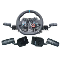 T300RS for ETS2 ATS Steering Wheel Turn Signal Headlight Wiper Switch Racing Simulator for Logitech G25 G29 G27 G920