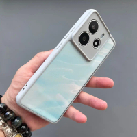 Sarung Telefon Akrilik Keras, Kelabu, Tidak Kekuningan, Serasi dengan Xiaomi POCO F6, F7, X5, X6, X7