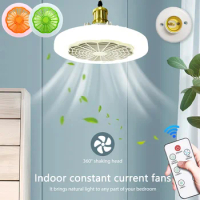 Ceiling Fans Light 30W LED Light Smart Ceiling Fan Remote Control Modern Ceiling Fan Light 3 Speed 3 Color Light for Living Room