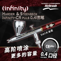 HARDER &amp; STEENBECK INFINITY-CR Plus 0.4MM Airbrush Double Action Airbrush Scale Plastic Model Coloring Spraying Tools
