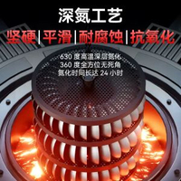 中康大肚鍋鐵鍋深氮無塗層已開鍋小鐵鍋20cm起平底不粘輕巧傳統-20cm帶蓋深氮防鏽大肚鍋升級版 均碼-款式1