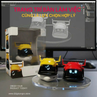 Bigbot Gen 3 – Robot Biểu Cảm Mini Custom Dasai Mochi | Làm Quà Tặng, Decor Bàn Lam Việc, Taplo Xe C