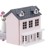 Princess Villa DIY Doll House Doll House Toy For Kids Doll House Mini Furniture Cute Pocket Villa Small House For Teens Adults