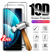 2PCS 19D Curved Tempered Glass Screen Protector For vivo X100 Pro 5G Protective Glass vivoX100 vivoX100pro X 100 X100pro 100X 5G