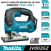 MAKITA JV002GZ Cordless Jig Saw 40V MAX Brushless Scroll Saw Variable Speed Scroll Jigsaw Multi-Function Power Tool For Makita