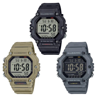【CASIO 卡西歐】10年電力兩地時間電子錶-3款可選(AE-1600H-1A/AE-1600H-5A/AE-1600H-8B)