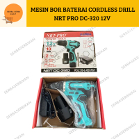 MESIN BOR BATERAI CORDLESS DRILL NRT PRO 1 Baterai DC 320 12v