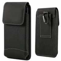 For UMIDIGI A7 A5 Pro High Quality Oxford Cloth Belt Clip Leather Pouch For UMIDIGI Power 3 X F2 F1 Play A3 A3S Z2 Pro One Max