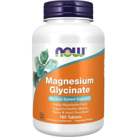 Angela Sophia NOW Foods Magnesium Glycinate 100mg 180 Tablets Highly Absorbable Supplement