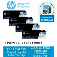 Toner Hp Laserjet 125A Original Black and Colour untuk printer HP LaserJet CP1215, CP1515n, CP1518n