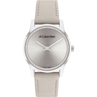 Calvin Klein CK 瑞士製晶鑽皮帶女錶 母親節禮物-32mm 25000023