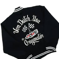 Von Dutch Varsity Jacket 1607 Black S
