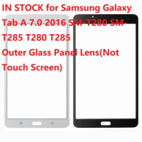 New 7" for Samsung Galaxy Tab A 7.0 2016 SM-T280 SM-T285 Outer Glass Panel Lens Parts Replacement ( Not Touch Screen ) T280 T285