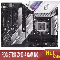 ROG STRIX Z490-A GAMING Motherboard 128GB USB3.2 Type-C M.2 HDMI LGA 1200 DDR4 ATX Z490 Mainboard 100% Tested Fully Work Coupon