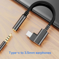 Universal Type C to 3.5mm Headphone Converter Cable Wire Noise Reduction Chip USB C to 3.5mm Wired Headphone Adapter Cable