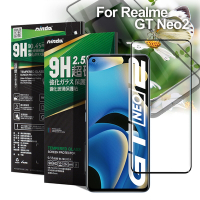 NISDA 完美滿版玻璃保護貼 for Realme GT Neo2 使用-黑色