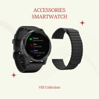 STRAP KULIT MILANESE UNTUK SMARTWATCH GARMIN VIVOACTIVE 4 - VIII Collection