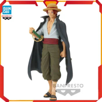 Original BANDAI ONE PIECE DXF THE GRANDLINE SERIES SHANKS Anime Figure Collection Model Doll Action Figures Toys