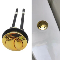 38mm Toilet Push-Button Gold For Mechanical Top Flush Valve Dual Flush For Water Tanks Double-bath Toilets Home Tools-Parts