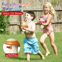 Electric Water Gun,Unique Snail Shape Squirt Guns with 350CC High Capacity, Automatic Water Pistol up to 32 FT Range for Outdoor