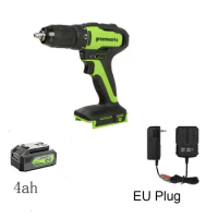 Greenworks 24v Cordless Drill Driver Brushless Motor 35 Nm Power tools with Battery and Charger