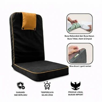 Kursi Lesehan Malas Sende Original Lantai Sandaran Lipat Portable Bangku Lesean Senderan Minimalis