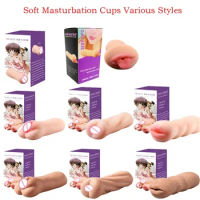 Male Portable Masturbator Adult Toys Imitate Anime Vagina Real Pussy Oral and Anal Masturbation Cup Sexual Products Men Sexy Toy
