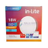 Inlite Led Slim Downlight Outbow Inss602R 7.5W 12W 16W 18W 21W In Lite Super Bright Terlaris