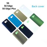 For SAMSUNG Galaxy S6 G920 S6 Edge G925 S6+ Edge Plus G928 Back Glass Battery Cover Door Rear Housing Case Lid Shell Spare Parts