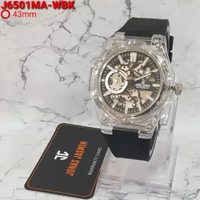 Jonas Jasmin Jam Tangan Pria Original JJ87524 Jam OTOMATIS Garansi Mesin Include Box navy