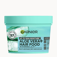 Garnier Hair Food Multi-Use Mask, Hydrating Aloe Vera, Quenching for Dehydrated Hair 400ml