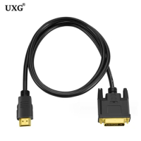 HDMI-compatible to DVI Cable Male 24+1 DVI-D Male Adapter Gold Plated 1080P for HDTV DVD Projector PlayStation 4 PS4/3 TV BOX