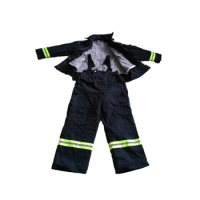 Aramid fire fighting fireman flame retardant EN469 CE 3C safety suit uniform