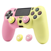 Soft Silicone Protective Case Cover For Playstation 4 Controller Skin Gamepad Games Accessories For PS4 Control