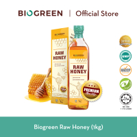 Biogreen Organic Premium Pure Raw Honey (HALAL) 1kg - Madu Asli Organik