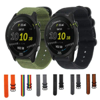 For Garmin Forerunne 255 255S Smart Watch Strap Nylon Sport Bracelet For Garmin Venu 2 Plus 2S SQ/Vivoactive 3 3S 4 4S Watchband