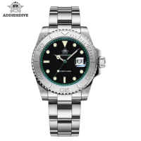 ADDIESDIVE New Diving Watch for Men 200m Waterproof Stainless Steel Quartz Wristwatch BGW9 Luminous Diver's Watch reloj hombre