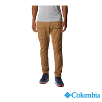 Columbia 哥倫比亞 男款-UPF50防潑彈性長褲-棕色 UAE59880BN / S23