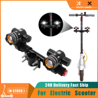Front Lamp LED Lamps Headlight USB Rechargeable Zoomable for Ninebot MAX G30 For Xiaomi M365 Electric Scooter Adjustable Lights
