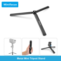 Metal Mini Tripod Desktop Tabletop Stand Compact for Zhiyun Crane 2 Smooth 4 Dji OSMO Gimbal Handle Grip Stabilizer Phone Camera