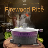 Multifunctional Rice Cooker Hot Pot Firewood Stove Earth Cooking Porridge Kitchen Appliances